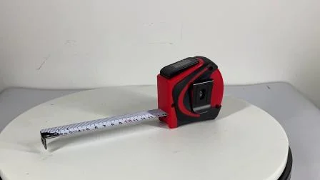 Точная лазерная измерительная лента со светодиодным экраном, резиновой вставкой и амортизатором